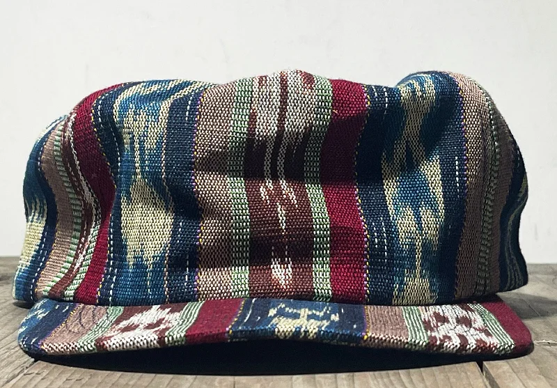 Stylish Baseball Hats for MenLong Beach 5 panel cap made from Guatemalan hand loom fabric in NYC. Stylish Baseball Hats for MenLong Beach 5 panel cap made from Guatemalan hand loom fabric in NYC.