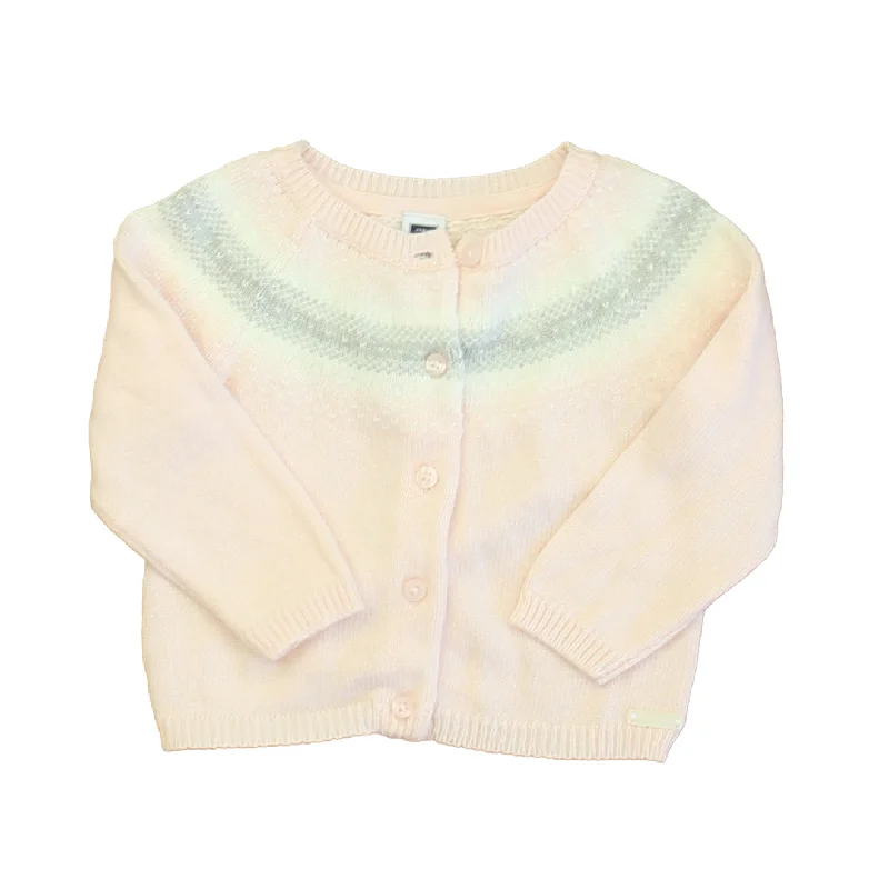 Men's Sweaters with Tapered ShapesJanie and Jack Girls Pink | Gray Cardigan