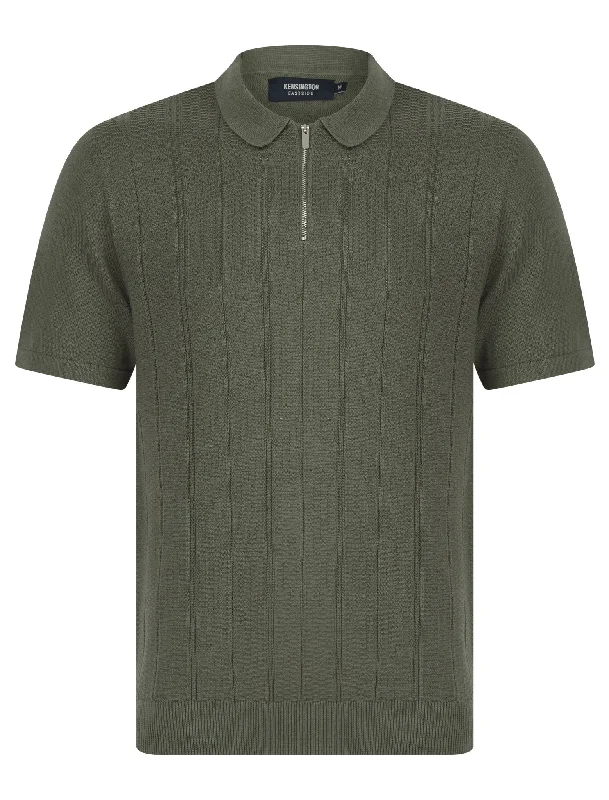 Men's Shirts with Embellished SleevesPolo | Harvers Polo | Green