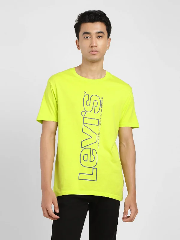 Men's Shirts with Appliqué DetailsMen's Brand Logo Crew Neck T-shirt