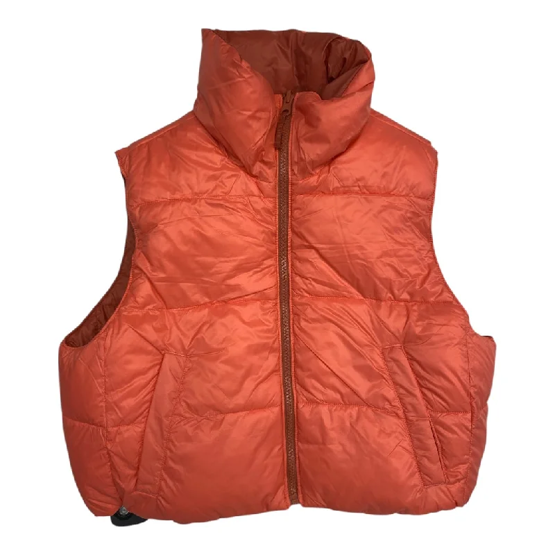 Men's Coats for Tall MenVest Puffer & Quilted By American Eagle In Orange, Size:L