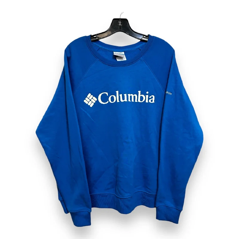 Men's Hoodies for HikingSweatshirt Crewneck By Columbia In Blue, Size: Xl