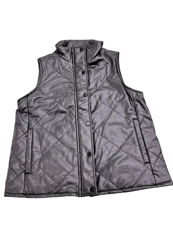 Fashionable Men's Denim JacketsVest Puffer & Quilted By Clothes Mentor In Black, Size: S Fashionable Men's Denim JacketsVest Puffer & Quilted By Clothes Mentor In Black, Size: S