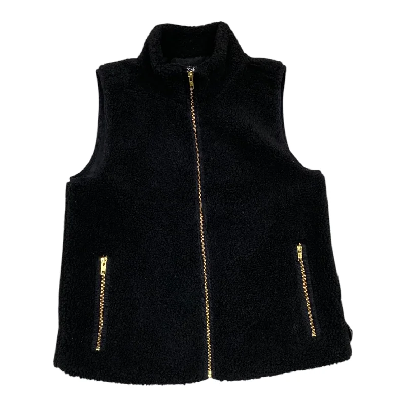 Men's Coats with Slim FitsVest Faux Fur & Sherpa By J. Crew In Black, Size: S
