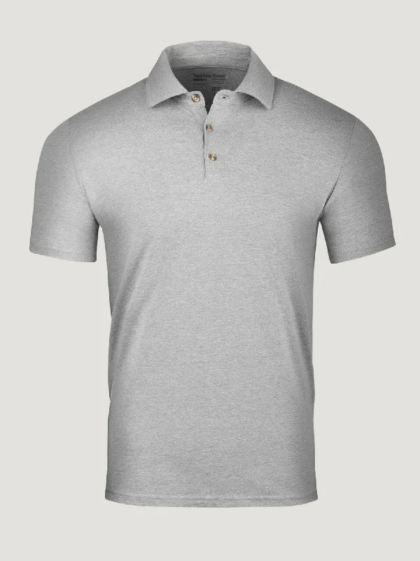 Men's Shirts with High NecksHeather Grey Torrey Polo