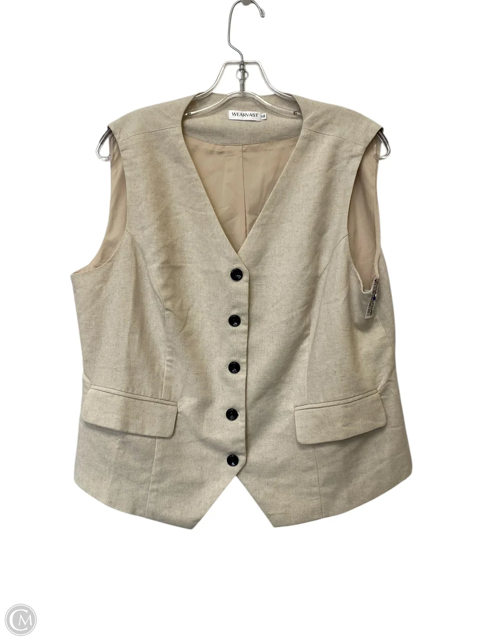 Men's Coats for City WearVest Other By Clothes Mentor In Tan, Size: 18