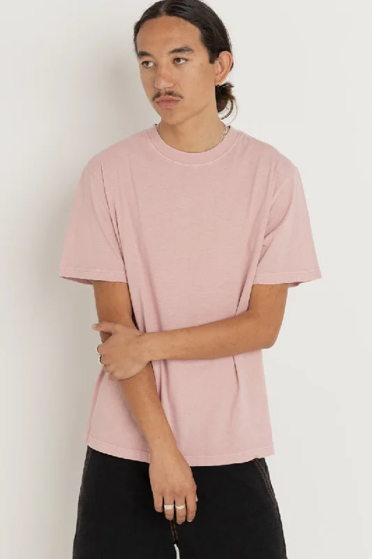 Men's Shirts with Belt AttachmentsEssential Vintage Ss T-Shirt Mauve