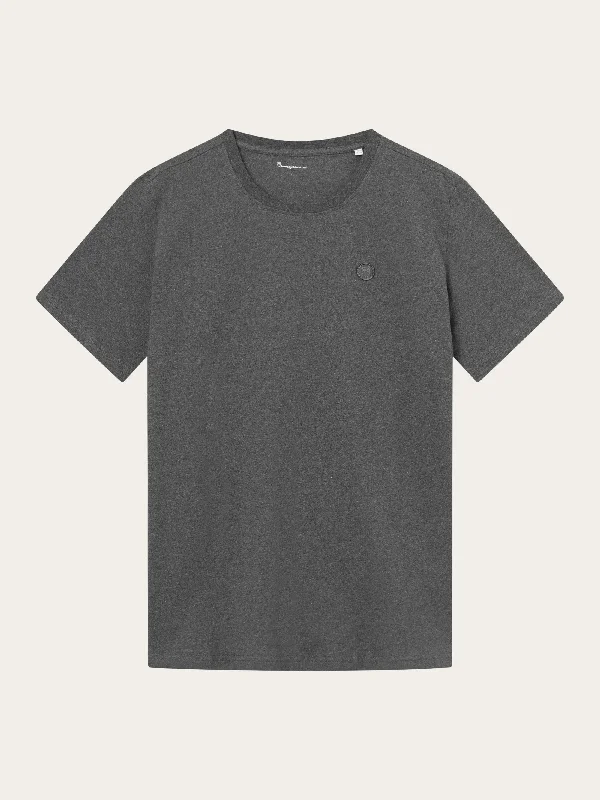 Men's Shirts with UV ProtectionRegular fit Badge t-shirt - Dark Grey Melange