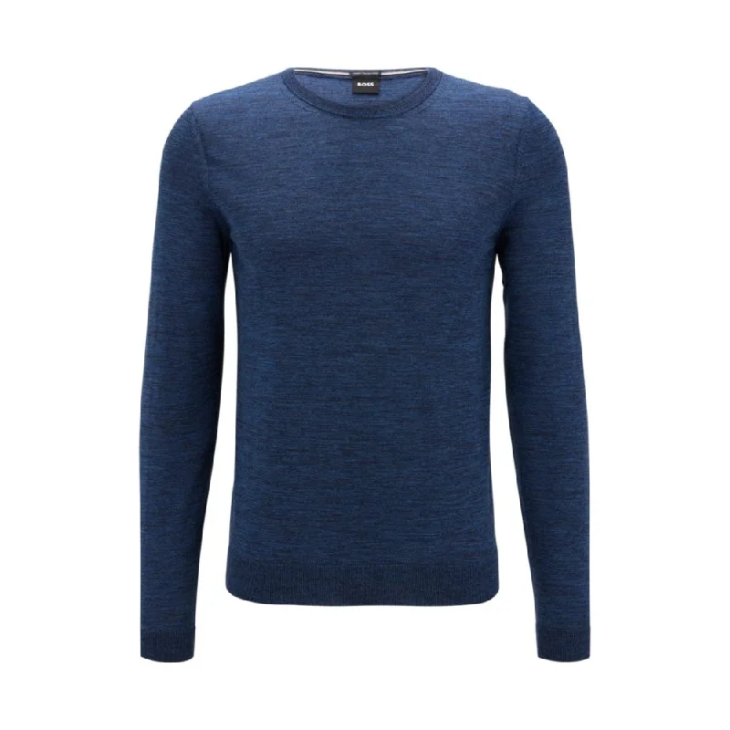 Warm Men's Hooded SweatersSlim-fit sweater in virgin wool