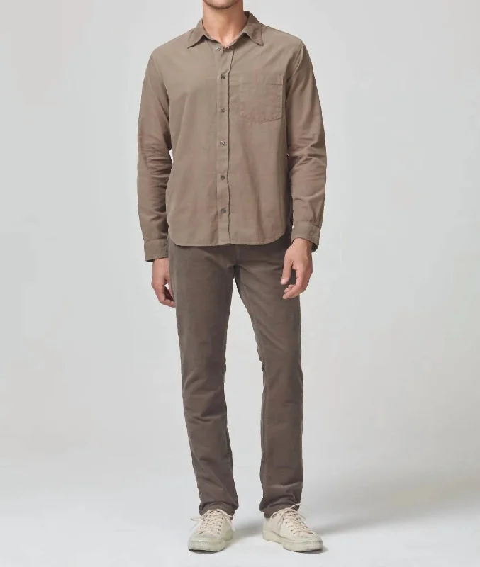 Sustainable Eco-Friendly Men's JeansMen's Gage Cord Jeans In Vetvier