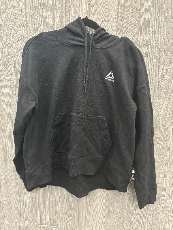 Men's Hoodies for Outdoor ActivitiesAthletic Sweatshirt Hoodie By Reebok In Black, Size: Xl Men's Hoodies for Outdoor ActivitiesAthletic Sweatshirt Hoodie By Reebok In Black, Size: Xl