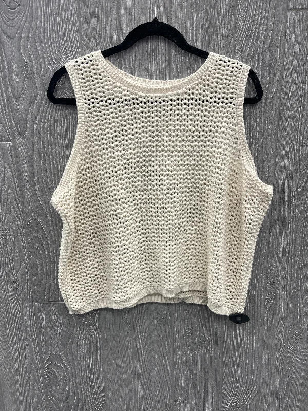 Men's Coats Made in ItalyVest Sweater By Old Navy In White, Size: Xl