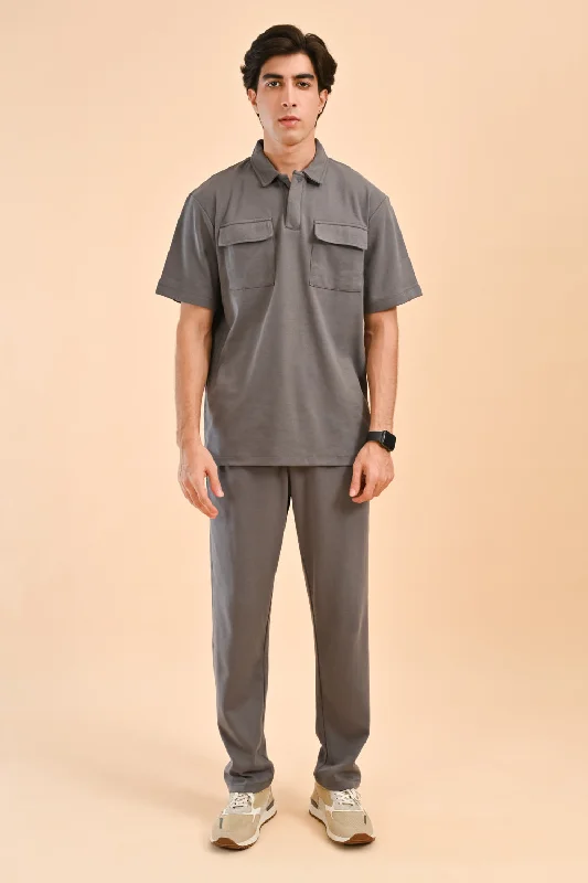 Men's Shirts with Zippered PocketsSUPER SOFT BAGGY FIT POLO