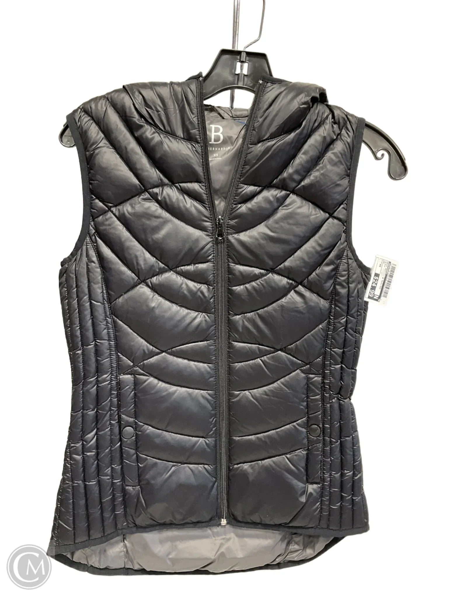Men's Coats with Embroidered DetailsVest Puffer & Quilted By Bernardo In Black, Size: Xs Men's Coats with Embroidered DetailsVest Puffer & Quilted By Bernardo In Black, Size: Xs