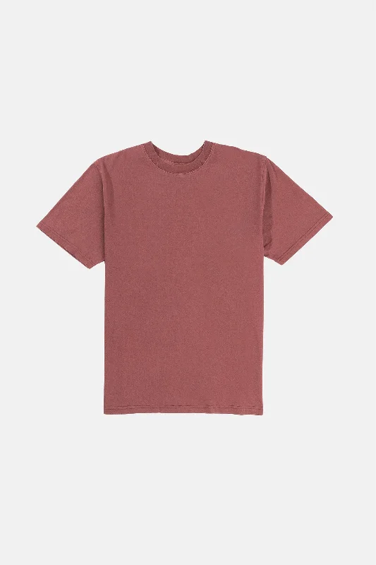 Men's Shirts with Pleated HemlinesClassic Vintage Tee Merlot