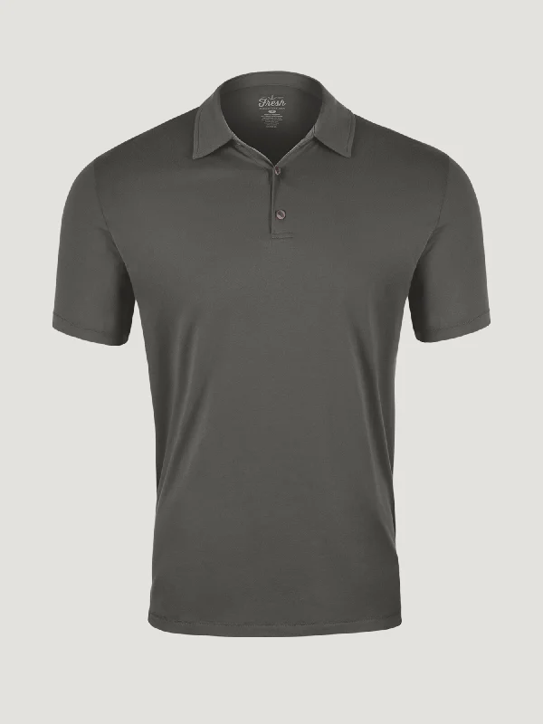 Men's Shirts with Button-Down PocketsStone Green Torrey Polo FINAL SALE