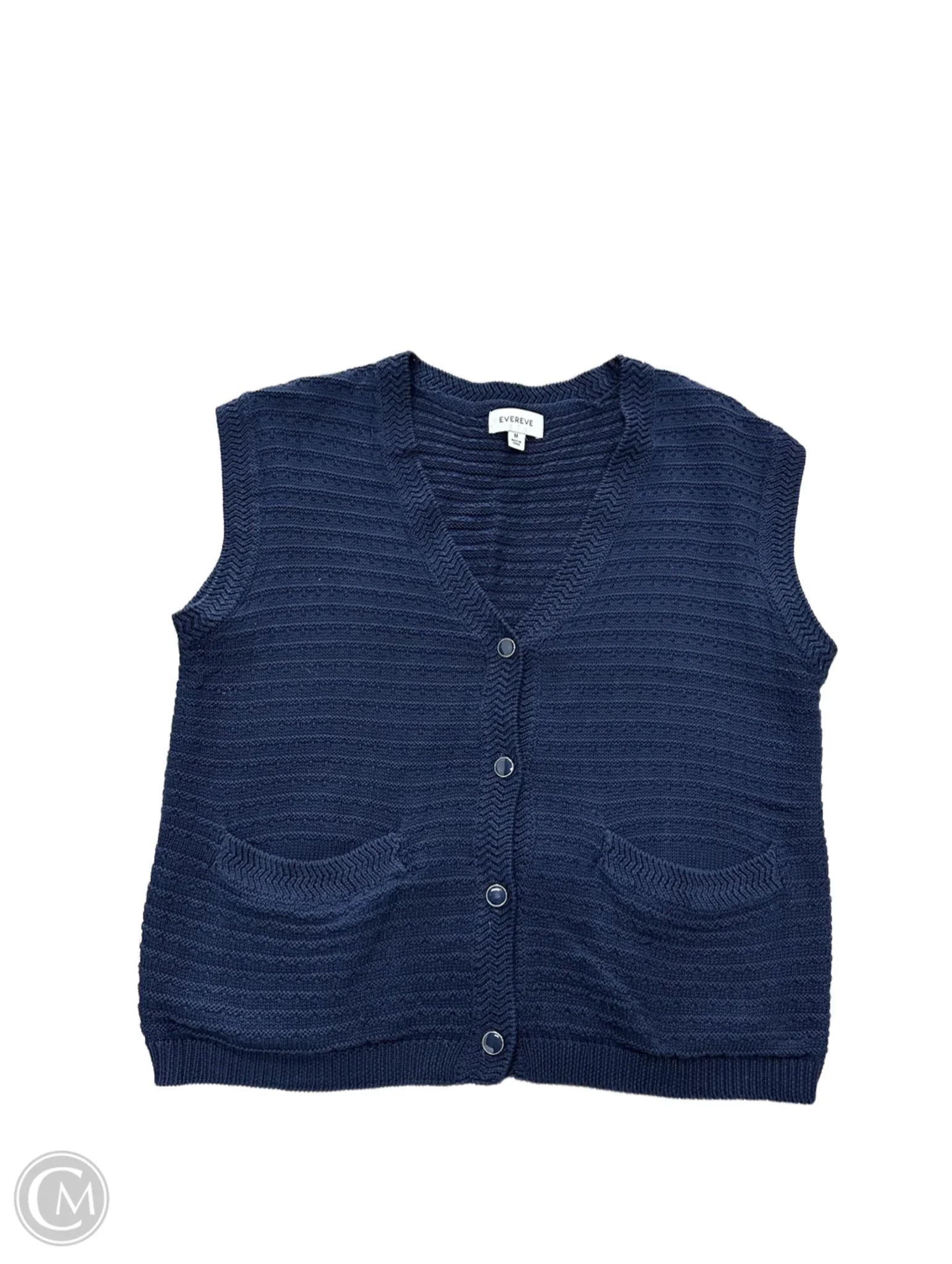 Men's Coats for Mild WeatherVest Sweater By Evereve In Blue, Size: M