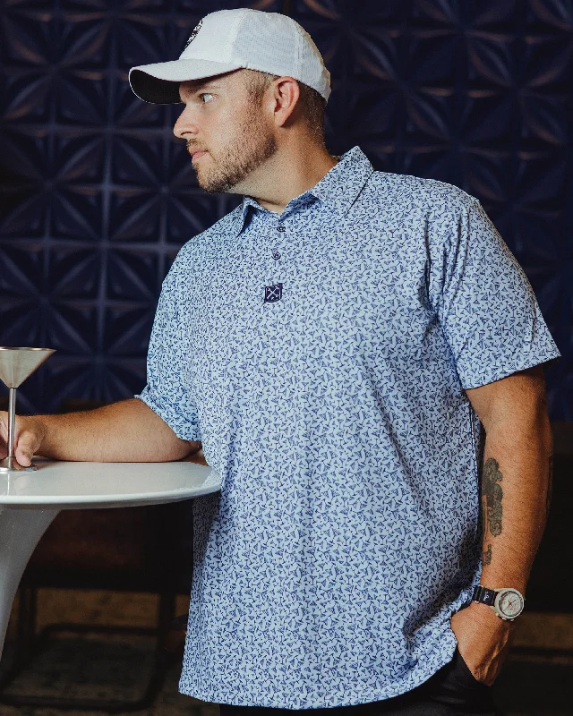 Men's Shirts with Hidden PocketsThe Served Up Party Polo