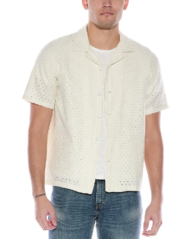 Men's Organic Cotton Shirts for Eco-Consciousnessrag & bone Avery Resort Diamond Jacquard Shirt Men's Organic Cotton Shirts for Eco-Consciousnessrag & bone Avery Resort Diamond Jacquard Shirt