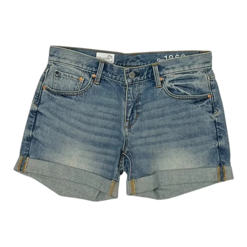 Dressy Yet Casual Men's Chino ShortsShorts By Gap In Blue Denim, Size:2P