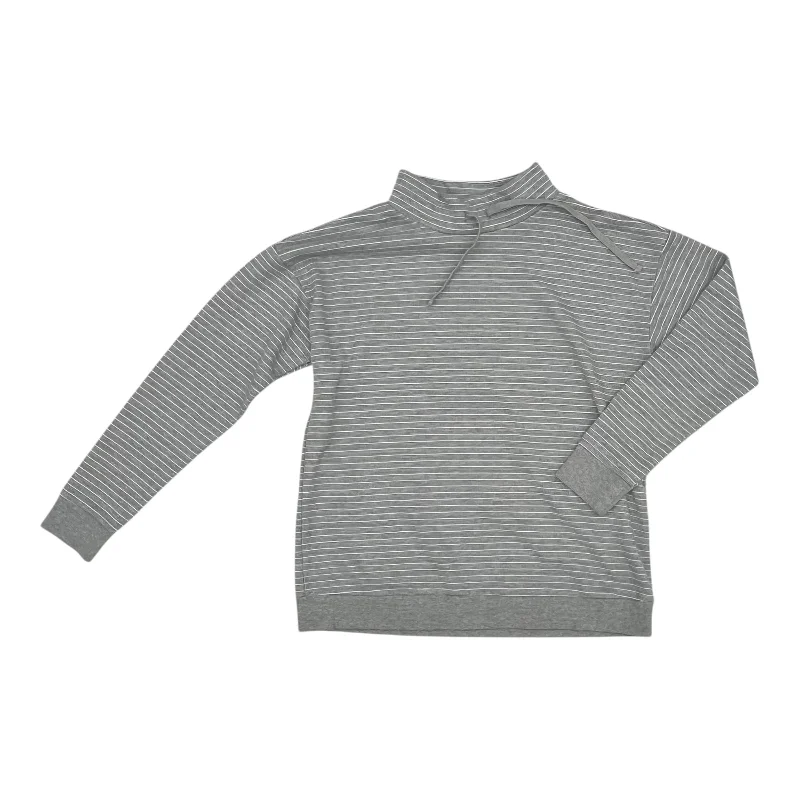 Men's Hoodies for GymSweatshirt Collar By Doe & Rae In Grey, Size:L