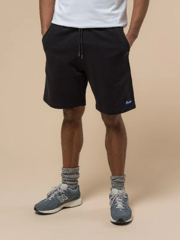 Men's Stylish Short-Length JeansPenfield Mens Original Logo Sweat Short in Black