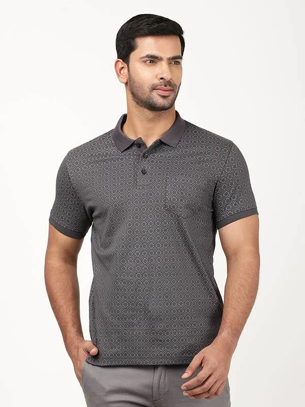 Men's Short-Sleeved ShirtsMen Printed Polo T-Shirt