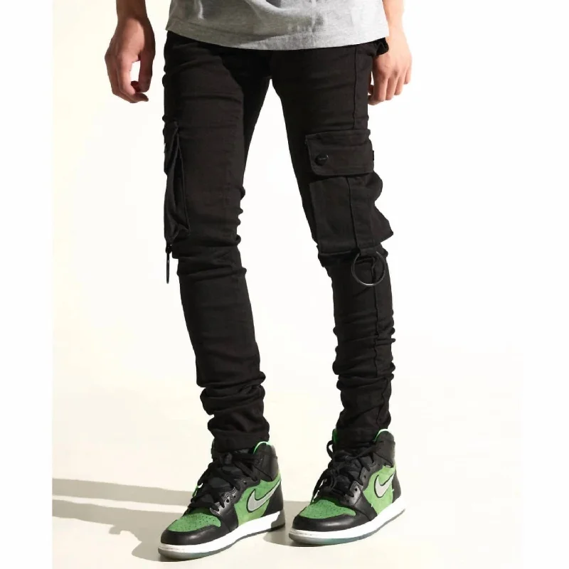 Men's Jeans for SportsMen's I'll Be There Cargo Jean In Jet Black