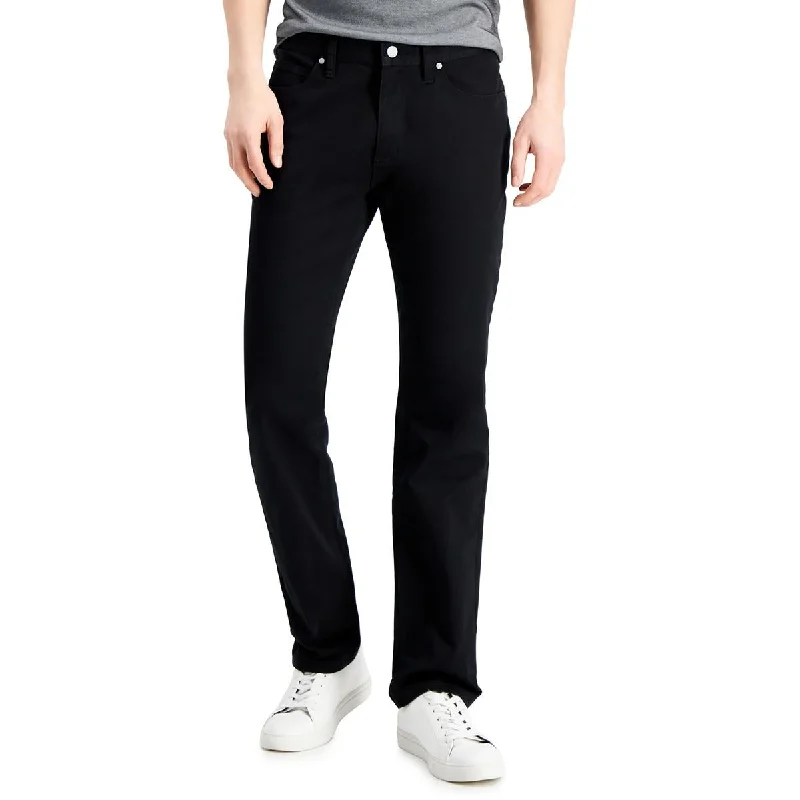 Fashion-Forward Men's JeansMens Pocket Denim Straight Leg Jeans