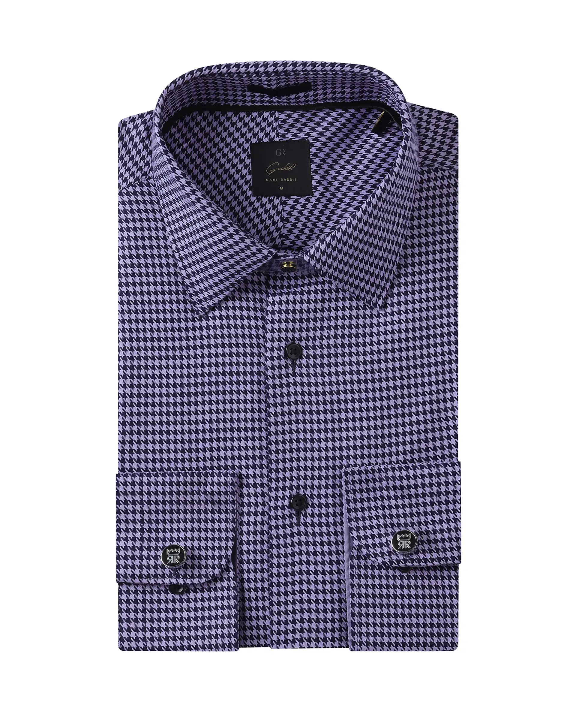 Men's Dressy Button-Down Shirts for Formal OccasionsRare Rabbit Men Chesto Purple Cotton Fabric Full Sleeve with Cufflinks Regular Fit Check Shirt Men's Dressy Button-Down Shirts for Formal OccasionsRare Rabbit Men Chesto Purple Cotton Fabric Full Sleeve with Cufflinks Regular Fit Check Shirt
