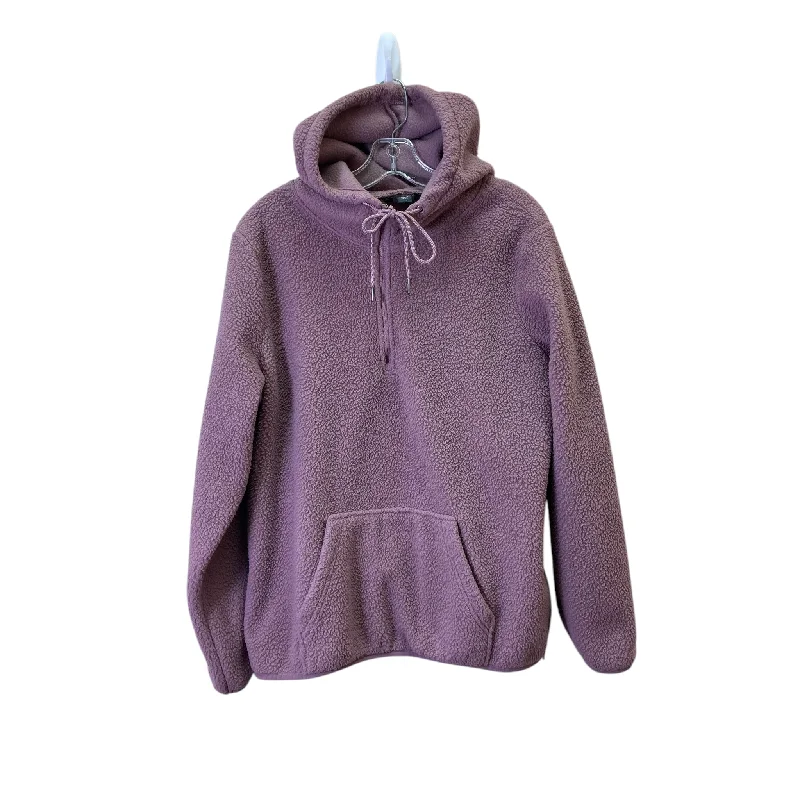 Men's Hoodies for YogaAthletic Sweatshirt Hoodie By Eddie Bauer In Mauve, Size:L