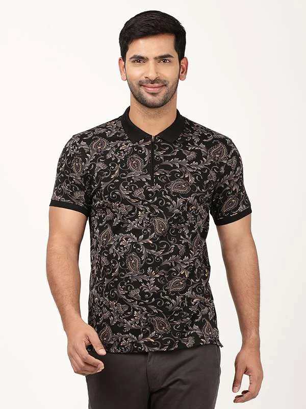 Men's Shirts with Tab CollarsMen Printed Polo T-Shirt