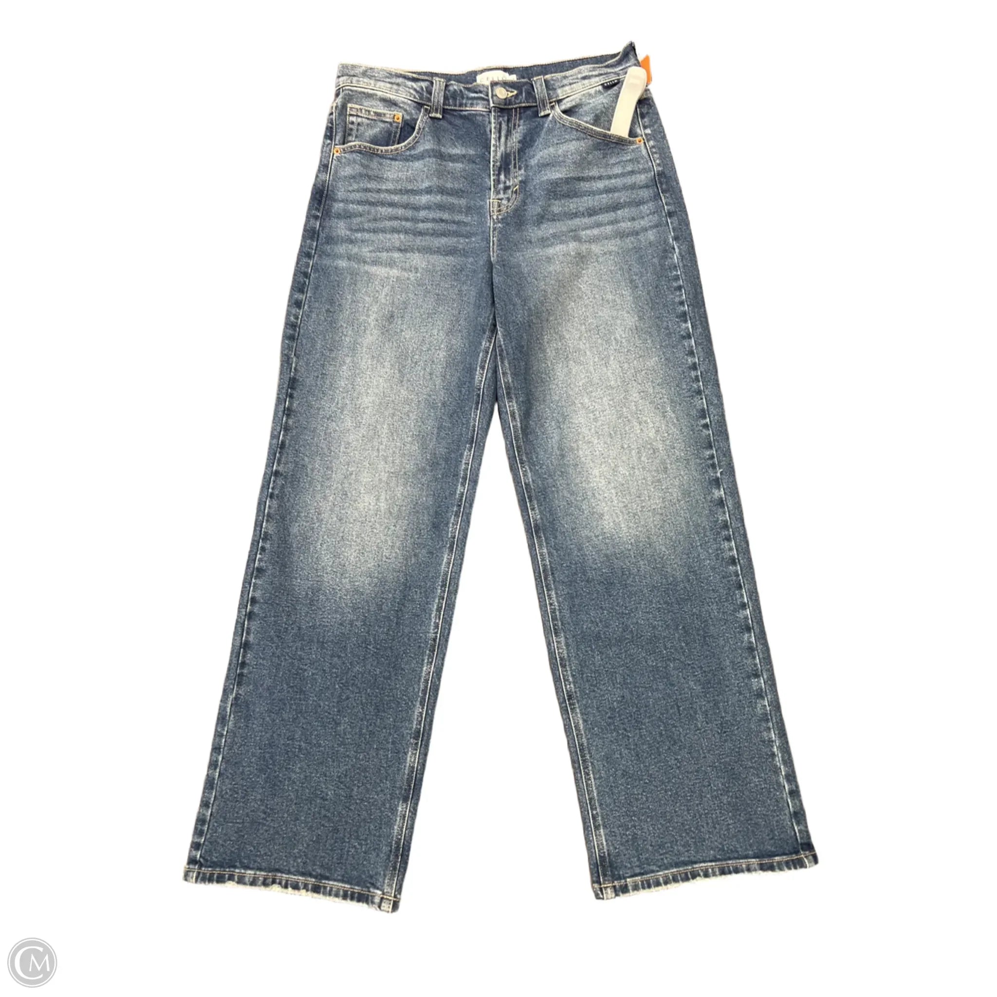Men's Jeans in Unique PatternsJeans Wide Leg By Clothes Mentor In Blue, Size: 6