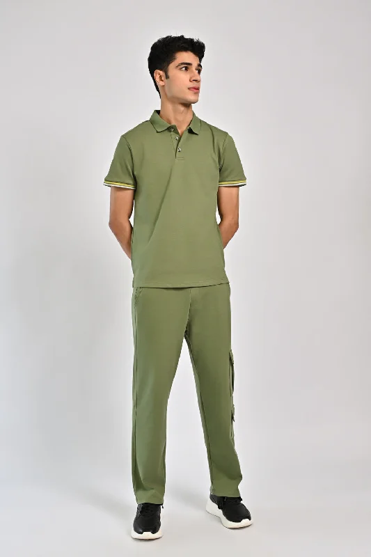 Men's Shirts with Embellished SleevesSUPER SOFT TIPPING POLO