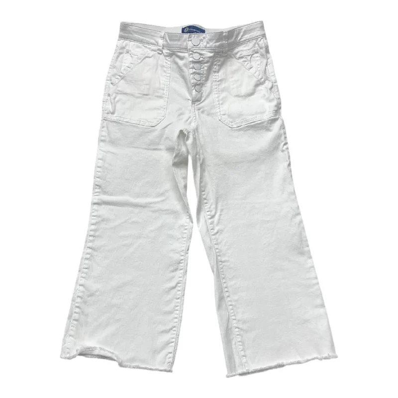 Men's Jeans with Functional PocketsJeans Wide Leg By Democracy In White, Size:10P