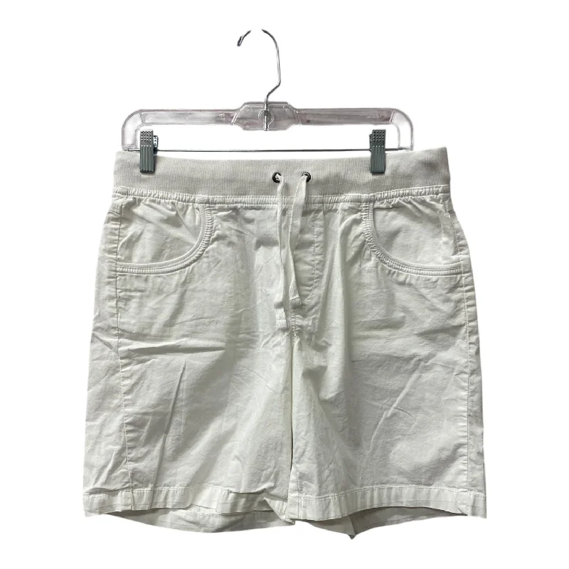 Wide-Leg Men's Casual ShortsShorts By Basic Editions In White, Size:M