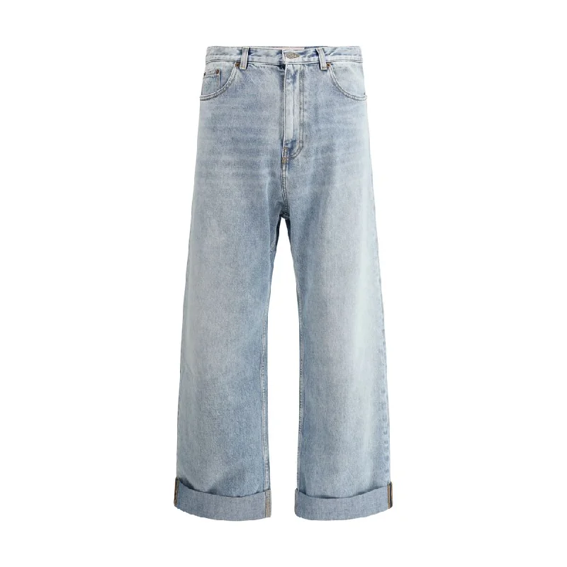 Flexible Stretch Men's JeansValentino Baggy Men's Jeans