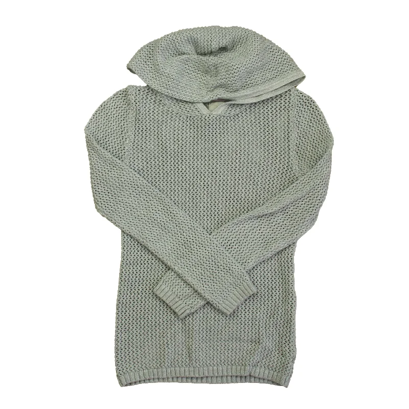Men's Sweaters with Kangaroo PocketsPeek Girls Silver Sweater
