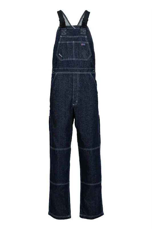 Men's Straight-Leg JeansFire Resistant Bib Overalls In Denim