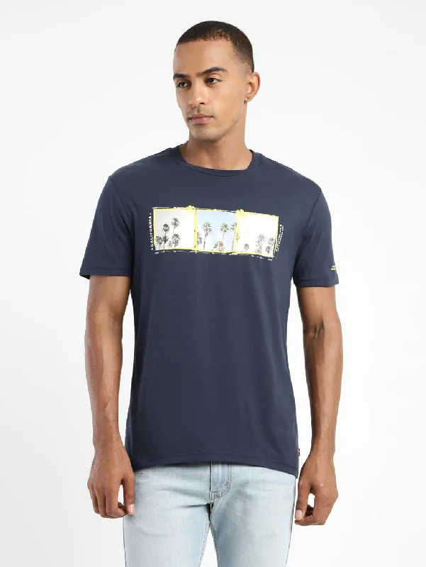 Men's Shirts with Drawstring WaistbandsMen's Graphic Print Slim Fit T-shirt