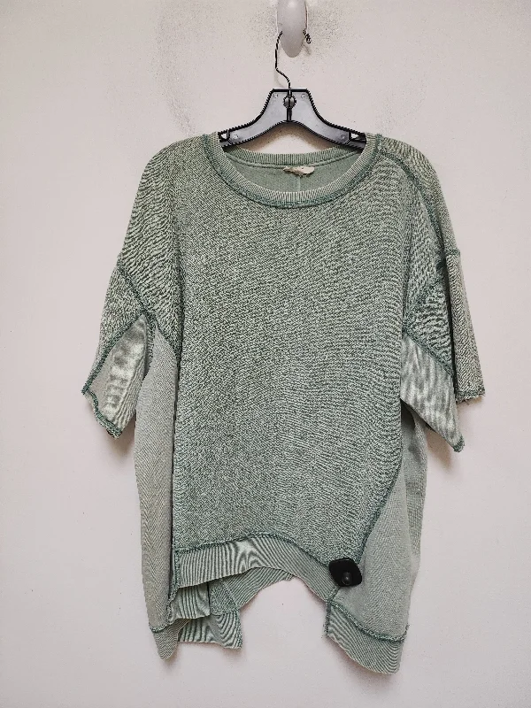 Men's Hoodies with Contrast StitchingSweatshirt Collar By Easel In Green, Size: L