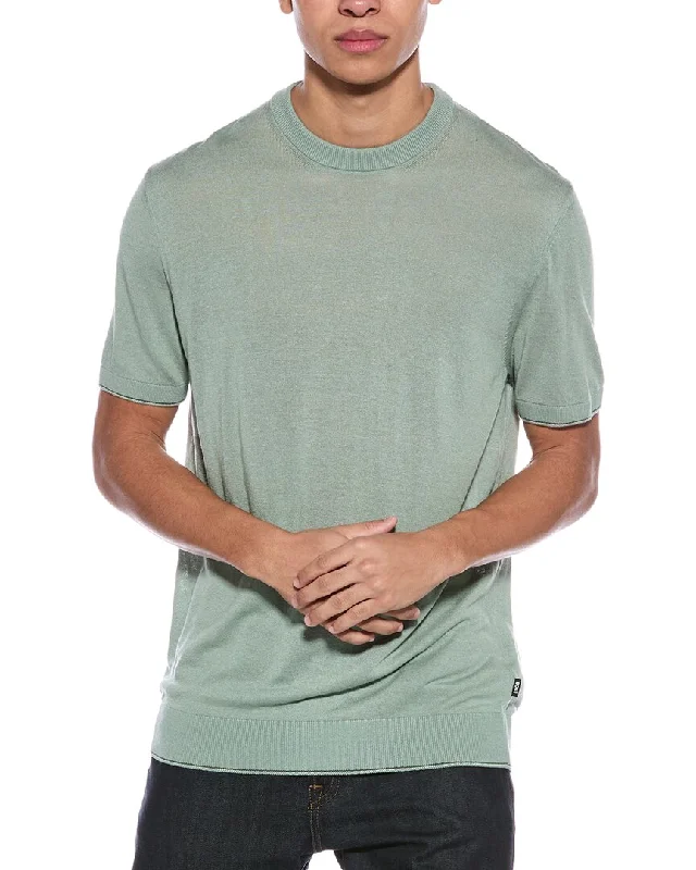 Men's Shirts with Floral PrintsBOSS Hugo Boss Tramonte Linen-Blend T-Shirt