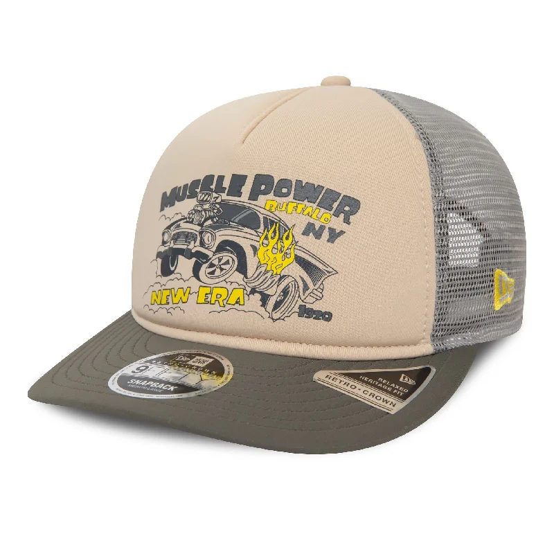 Protective Safety HatsNew Era American Muscle Power Grey 9FIFTY Retro Crown A-Frame Cap Protective Safety HatsNew Era American Muscle Power Grey 9FIFTY Retro Crown A-Frame Cap