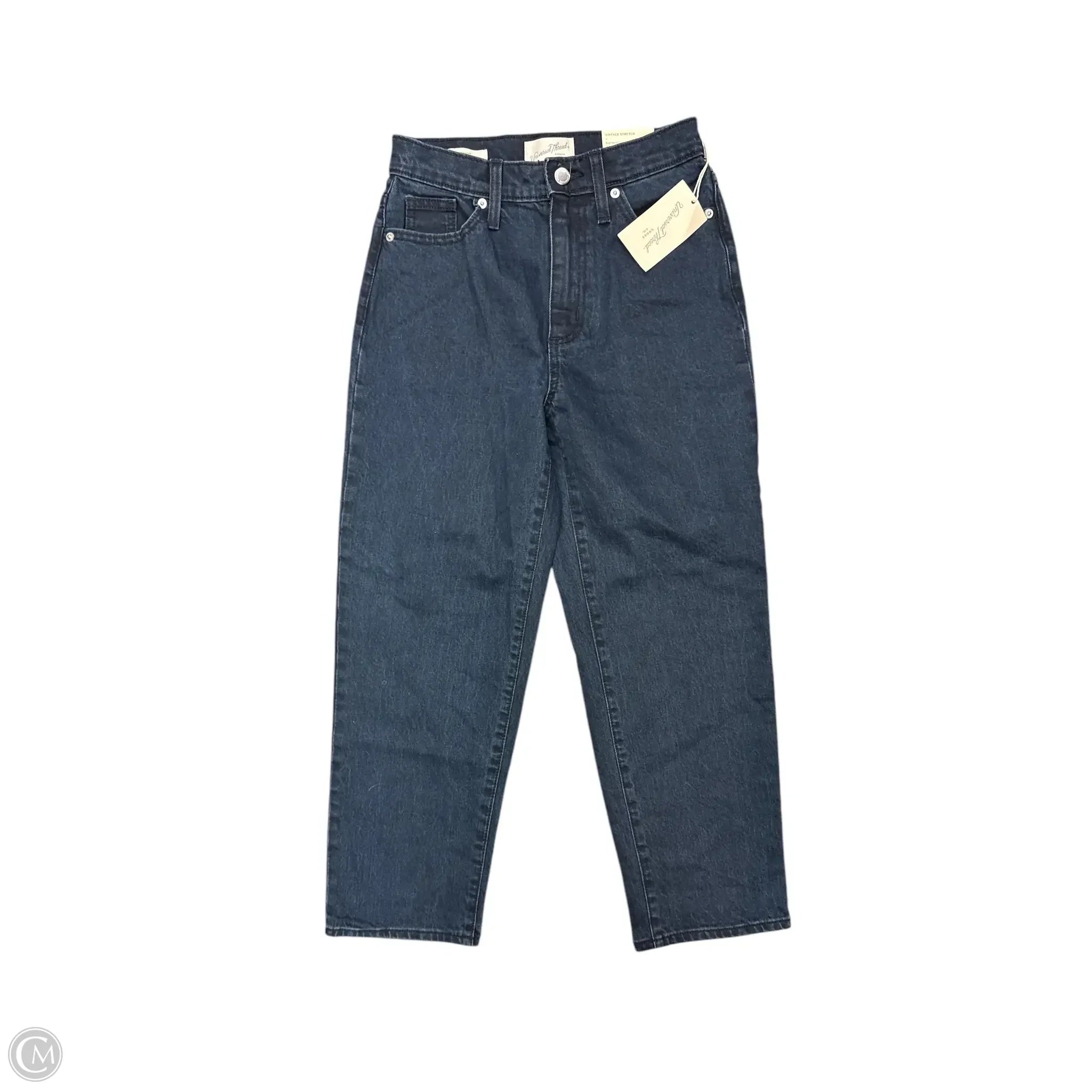 High-Waisted Men's JeansJeans Straight By Universal Thread In Blue Denim, Size: 0