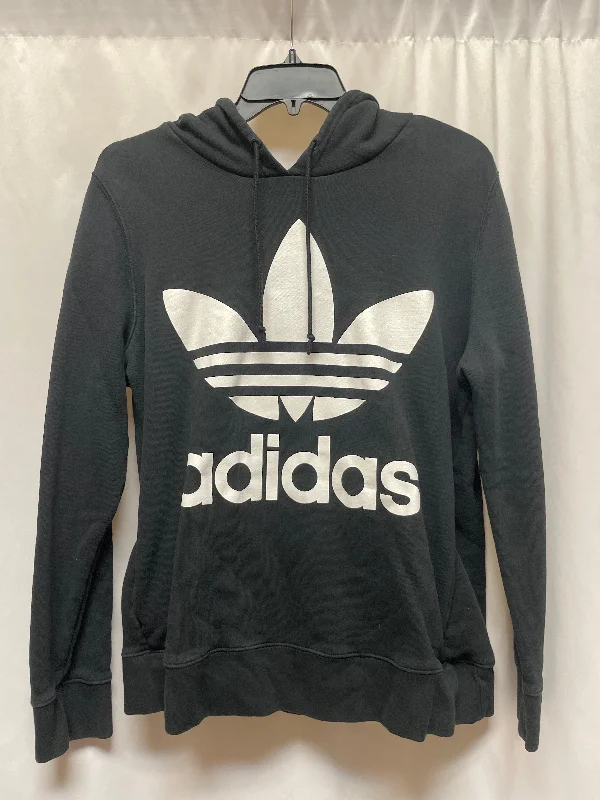 Men's Hoodies with Appliqué DetailsSweatshirt Hoodie By Adidas In Black, Size: Xl