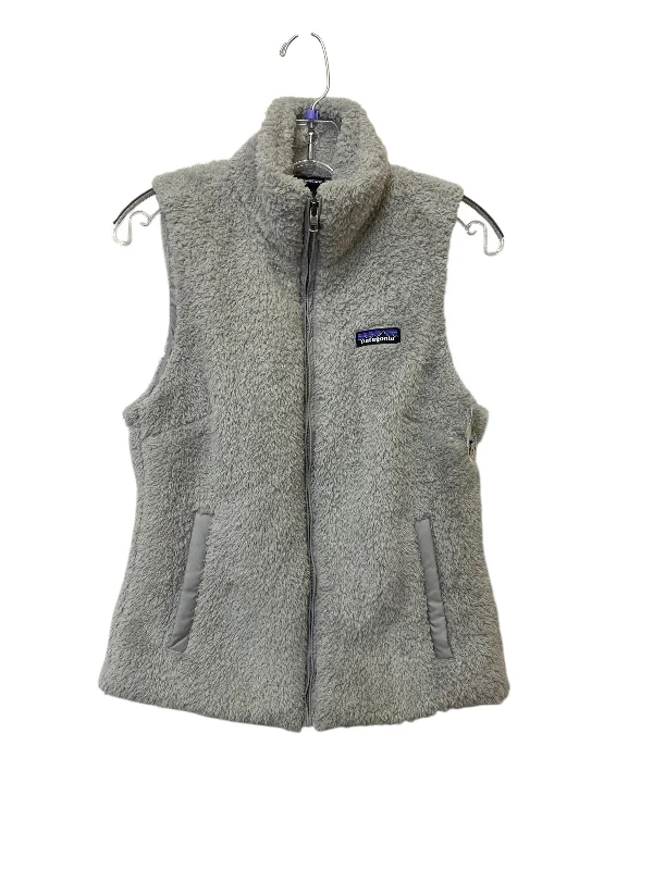 Functional Men's Ski JacketsVest Faux Fur & Sherpa By Patagonia In Grey, Size: S