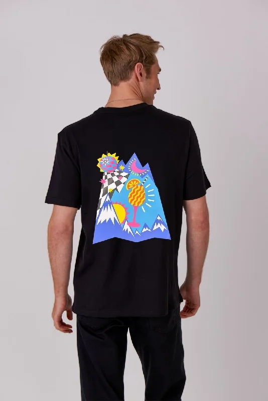 Men's Shirts for CampingDay To Night T-Shirt - Black