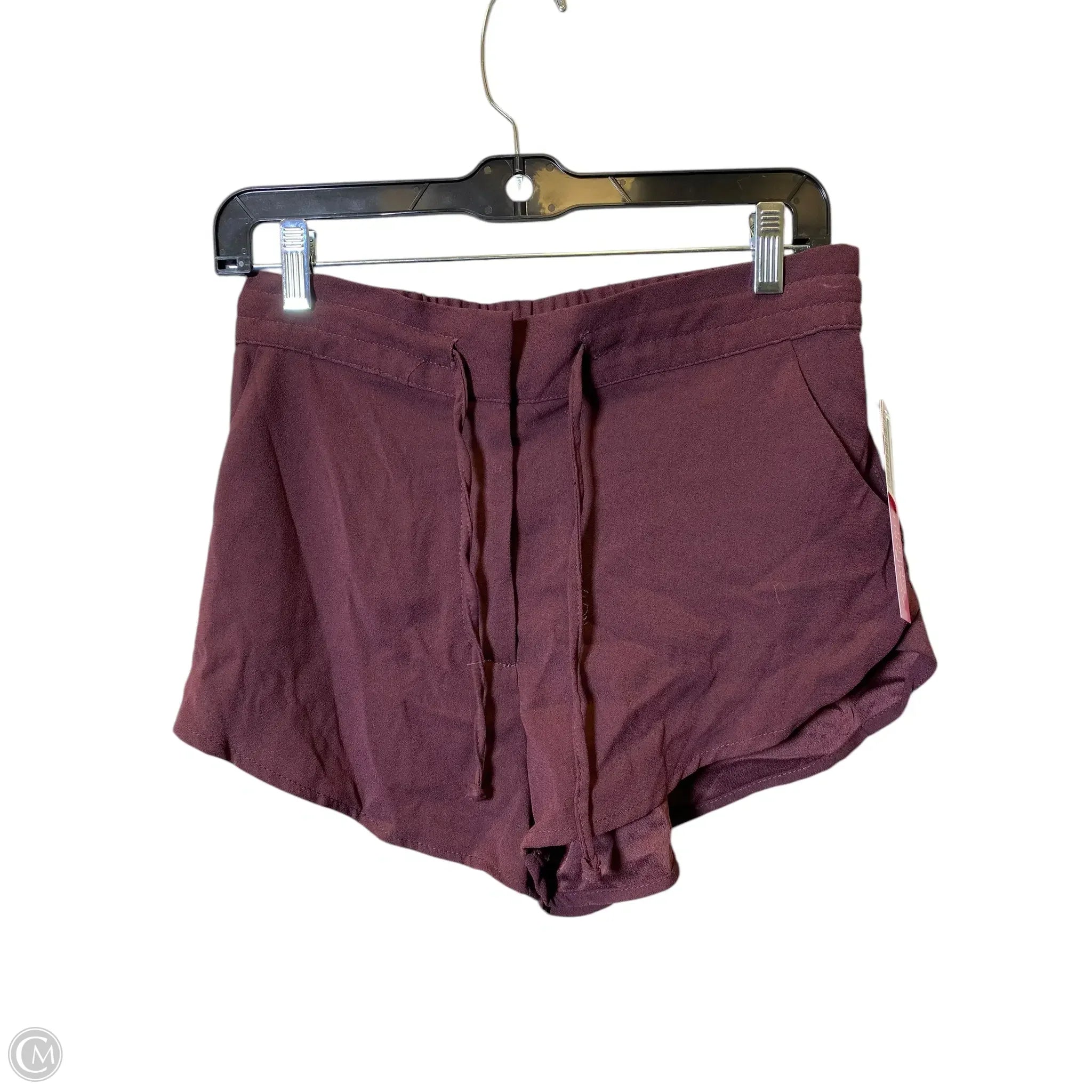 Sporty Men's Running ShortsShorts By H&m In Maroon, Size: 6