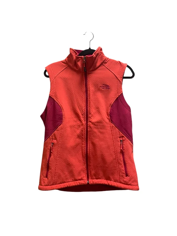 Men's Coats with Ripstop FabricVest Puffer & Quilted By The North Face In Coral, Size: L Men's Coats with Ripstop FabricVest Puffer & Quilted By The North Face In Coral, Size: L