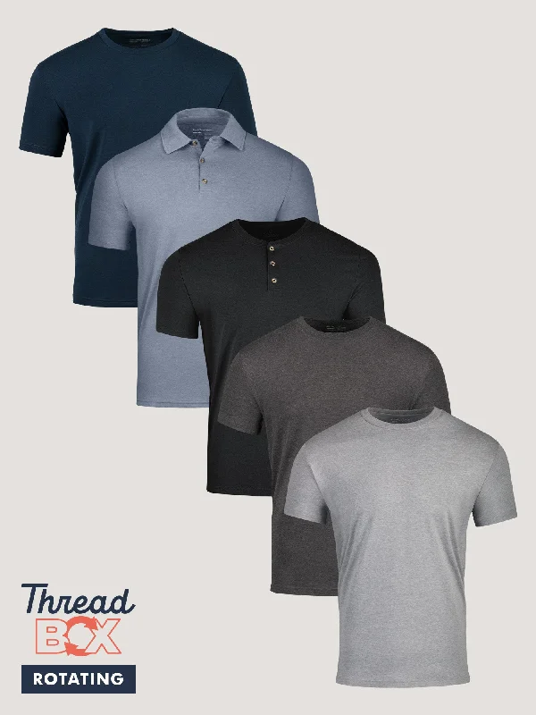 Men's Shirts with Wingtip CollarsSeasonal Mixed Styles Pack